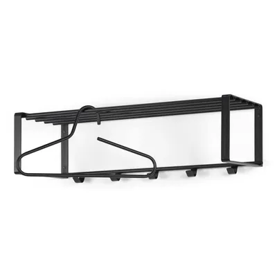 Produktbild von Wandgarderobe Rex 2 Schwarz pulverbeschichtet Garderobe von Spinder