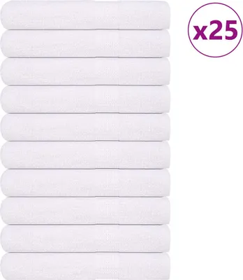 Produktbild von Saunatücher FROGN 25 Stk. Weiß 80x200 cm 360 g/m²