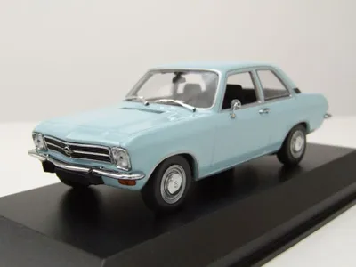 Produktbild von Opel Ascona A 1970 blau Modellauto 1:43 Maxichamps