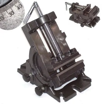 Produktbild von Maschinenschraubstock 100 mm 4" kippbar 55526 Schraubstock schwenkbar