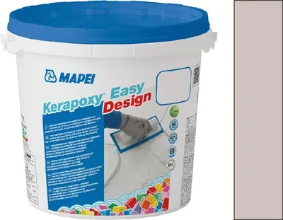 Productafbeelding van MAPEI® KERAPOXY Easy Design 2K, 3 kg, kleur: 123 altwit, epoxyhars-voegmortel-lijm, geschikt voor tegelvoegen