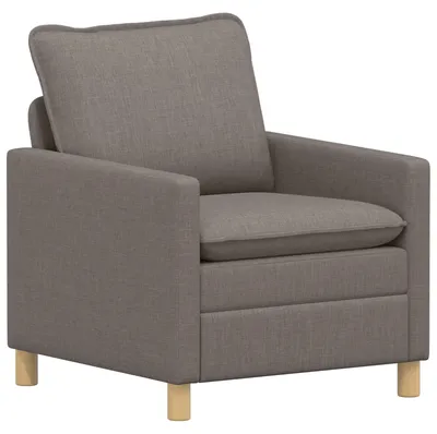 Obrázek produktu pro vidaXL Pohovka Taupe 76 x 81 x 87,5 cm Látková
