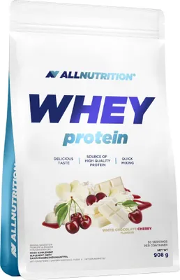 Produktbild von AllNutrition | Whey Protein White chocolate with cherry