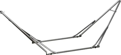 Produktbild von Hängemattengestell Für Hängematte, Faltbarer 2-In-1 Hängemattenständer, Kleiderständer Für Terrasse, Bis 120 Kg Belastbar, 290 X 92 X 88Cm