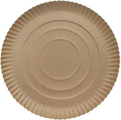 Produktbild von Runde, fettabweisende Kraftpapier-Teller 28 cm 40 Stück.
