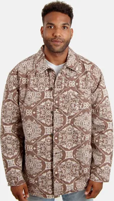 Produktbild von Jacke Karl Kani Chest Signature Washed Ribstop Shirt Jacket brown, Größe: L