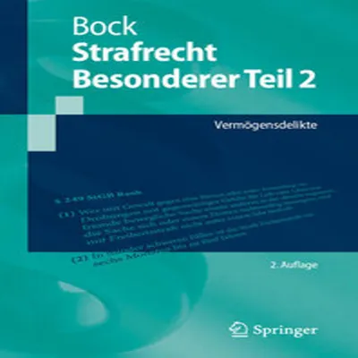 Obrázek produktu pro Strafrecht Besonderer Teil 2