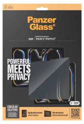 Image de PanzerGlass ® Privacy Screen Protector iPad Air 13'' (2025-2024) | iPad Pro 13'' (2025-2024) | Ultra-Wide Fit