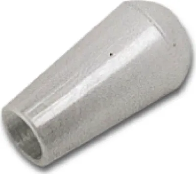 Produktbild von Aufsteckhülse, Innen ø 3 mm, Kunststoff transparent, VPE 100 ST