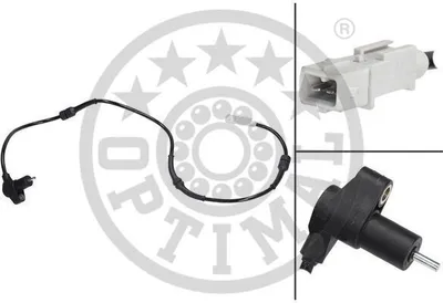 Produktbild von OPTIMAL ABS Sensor Raddrehzahl Hinten passend für PEUGEOT 406 (8B) 06-S115