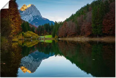 Produktbild von ARTland Poster Herbst am Rießersee Größe: 90x60 cm