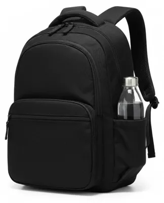Image de Sac à dos pour adolescents, 27 litres, imperméable, noir, pour filles et garçons, sac à dos pour femmes, dimensions : 45 x 31 x 20 cm