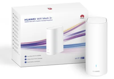 Produktbild von HUAWEI WiFi Mesh 3+ Router, Dual-Band Wi-Fi 6 AX3000, WeiĂ, 1 Pack