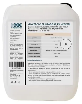Zdjęcie produktu dla Gliceryna roślinna, 99,7%, do różnorodnych zastosowań