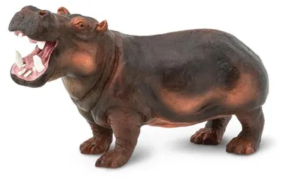 Image de Safari Ltd 229029 Hippopotame 12 cm, série Animaux sauvages