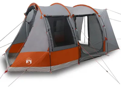 Image de vidaXL Tente pour voiture 2 personnes Gris et orange Imperméable