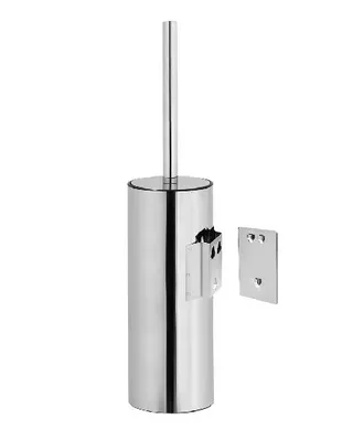 Image de Sanela Accessoires en acier inoxydable - Brosse WC murale en acier inoxydable, acier inoxydable brillant SLZD 31
