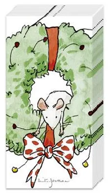 Produktbild von MOUSE IN WREATH Papiertaschentücher PT 884800