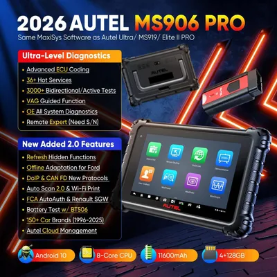 Image de Auto Diagnosticus - Lecteur de codes d'erreur automobile - Appareil de diagnostic OBD2 - Testeur de véhicules - Lecteur de codes de diagnostic