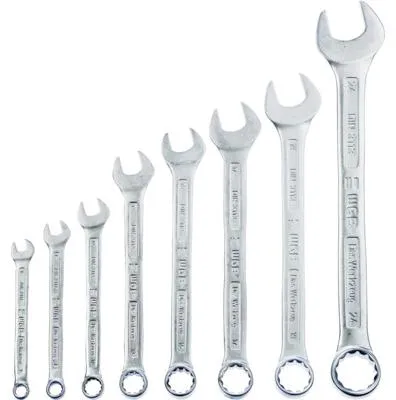 Produktbild von Ringmaulschlüssel Set WGB, 15° abgewinkelt, 8-tlg 7 bis 24 mm