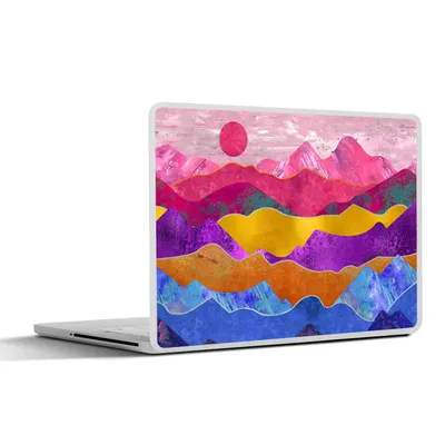 Produktbild von MuchoWow® Laptop Aufkleber Sticker Cover Bi - Marmor - Stolz 25x18 cm - Laptop-Deko