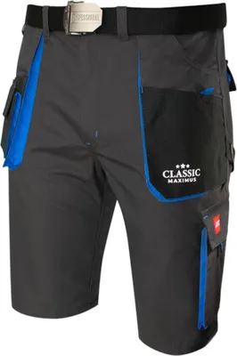 Produktbild von Arbeitskleidung ART.MaSter Classic Maximus schwarz/blau Shorts 54