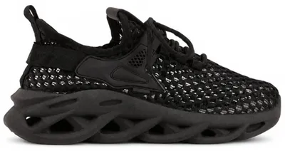 Produktbild von Damen Mesh Sneaker Atmungsaktive Turnschuhe Diuna Schwarz Gr.40