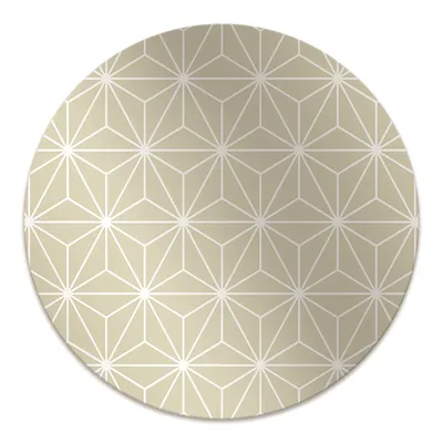 Produktbild von Rundmatte - Stuhlunterlage Bürostuhlunterlage - Rund Ø 100 cm - Bodenmatte - Fußmatte - Geometrisches Muster