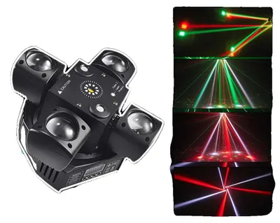 Produktbild von Disco-Licht, 4 Armbewegung, Fernbedienung, 100V-240V EU-Stecker