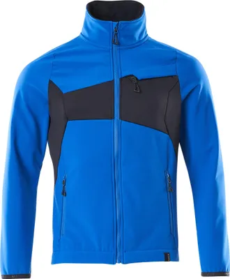Produktbild von Mascot Accelerate Soft Shell Jacke 20102 Gr. M azurblau / schwarzblau