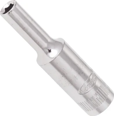 Produktbild von VIGOR Steckschlüsseleinsatz lang V2533N 1/4" Außen Sechskant Profil SW 4 mm