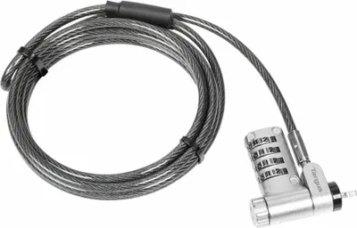Produktbild von Targus DEFCON - Sicherheitskabelschloss - Silber - 2 m