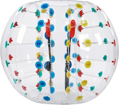 Produktbild von VEVOR aufblasbare Bumper Ball Bumper Stoßball (1 Stk.) 1,5 m, 0,8 mm dicker PVC-Kollisionsball für Outdoor-Sportteamspiele, Outdoor-Spielzeug für Gartenhofpark, mehrfarbig