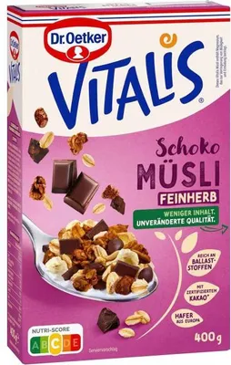 Produktbild von Vitalis Schoko Müsli Feinherb 400g