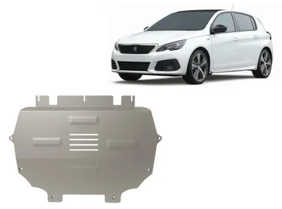 Produktbild von Aluminium Unterfahrschutz Peugeot 308 - 2018 - 2026