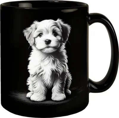 Produktbild von Hund Tasse in Schwarz