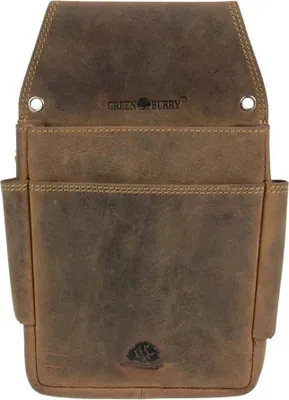 Produktbild von Greenburry Kellnertasche Tasche Holster Gürteltasche für Geldbörse Vintage braun antik