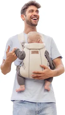 Produktbild von Famanu Babytrage 3 Tragepositionen - Atmungsaktiv und Gepolstert