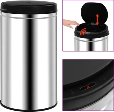 Produktbild von Automatischer Sensor-Mülleimer 60 L Edelstahl
