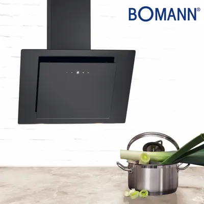 Produktbild von Bomann kopffreie Vertikal-Haube | 60 cm | LED-Ambiente | Touch Control | Umluft- oder Abluftbetrieb | DU 7603 G
