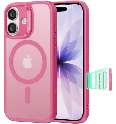 Produktbild von iPhone 17 Hülle mit Kamerasteuerung & MagSafe, Matt Rosa, Militärschutz