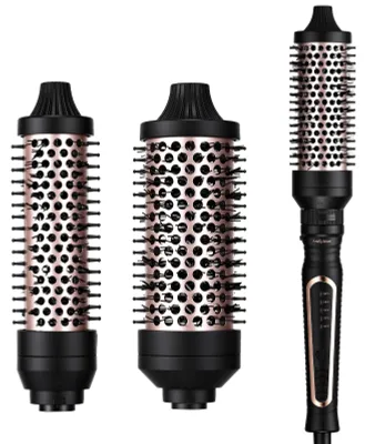 Produktbild von AraSyleon 3-in-1 Ionen-Wärmebürste Set (32/38/45mm), Doppelspannung