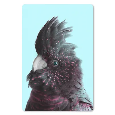 Produktbild von MuchoWow® Mauspad Mousepad Kakadu - Vogel - Blau 18x27 cm - Mousepads - Maus Mat - Pad - Mausunterlage