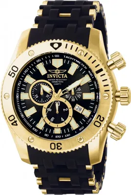 Zdjęcie produktu dla Invicta Sea Spider 0140 Zegarek Męski - Mechanizm Kwarcowy - Stal Nierdzewna z Czarną Tarcza - 50 mm