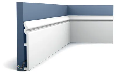 Image de Orac Decor SX206 LUXXUS CONTOUR Plinthe Moulure décorative Moulure en stuc 2 m