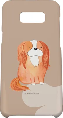 Produktbild von Mr. & Mrs. Panda Samsung Galaxy S8 plus Handyhülle  Hund Cavalier King Charles Spaniel - Hundeglück - Geschenk, Hülle, Sprüche, Handy Case, Cover, Cockerspaniel, Spruch