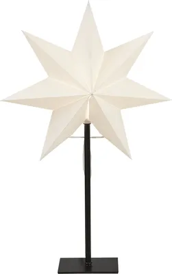 Produktbild von Best Season Standstern Frozen H 55 x B 34 cm, ohne Lochung, Farbe weiß/schwarz