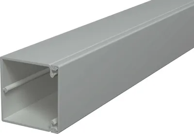 Produktbild von OBO WDK60060GR Wand-u.Deckenkanal m.Bodenlochung 60x60x2000 PVC 6025668