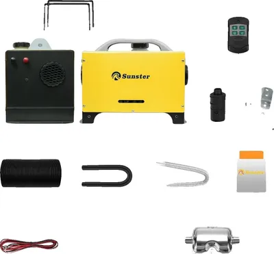 Image de Chauffe-air diesel, puissance 8KW, fonctionnement à distance, 8KW 12V 24V