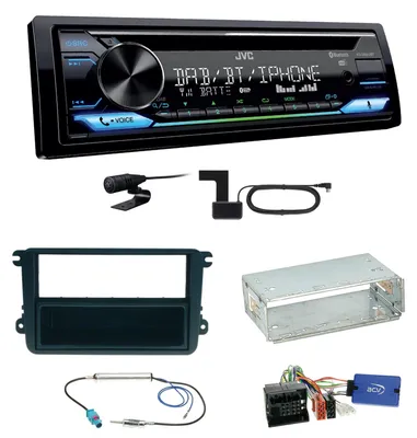 Produktbild von JVC KD-DB912BT Digitalradio USB CD Einbauset für Golf 5 6 Passat 3C CC B7 Touran